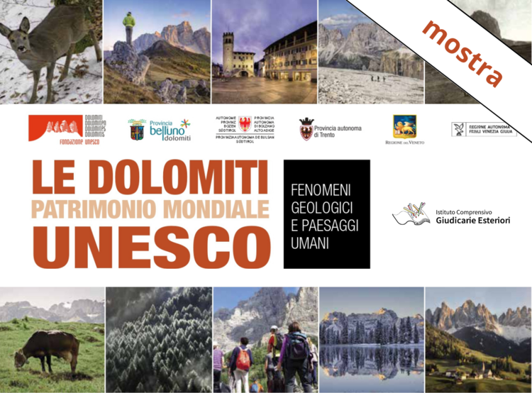 La mostra Dolomiti Unesco all'Istituto Comprensivo Giudicarie Esteriori