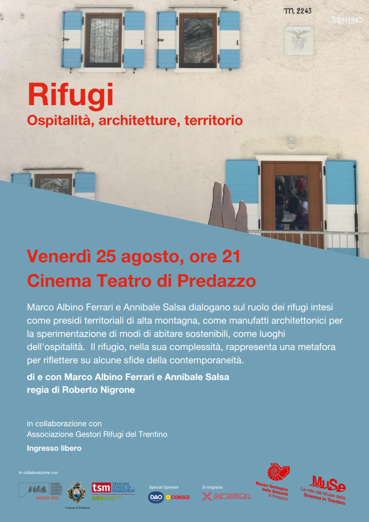 “Rifugi: ospitalità, architetture, territorio” a Predazzo