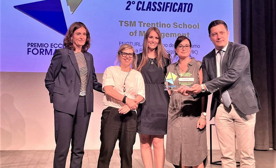 Premio Eccellenza Formazione: due riconoscimenti per Trentino School of Management