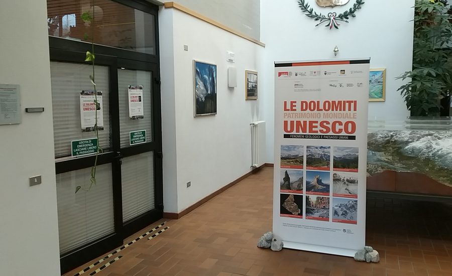 La mostra Dolomiti Unesco ad Andalo