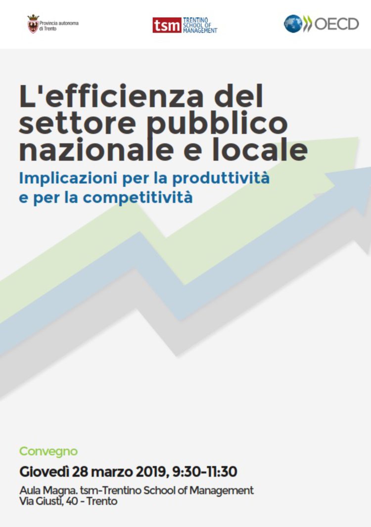 L'efficienza del settore pubblico nazionale e locale. Implicazioni per la produttività e per la competitività