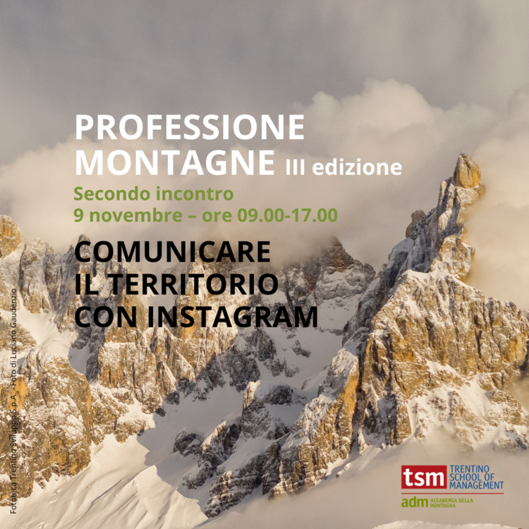 Professione Montagne - Comunicare il territorio con Instagram