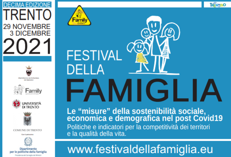 Festival della Famiglia, dal 29 al 3 dicembre la decima edizione