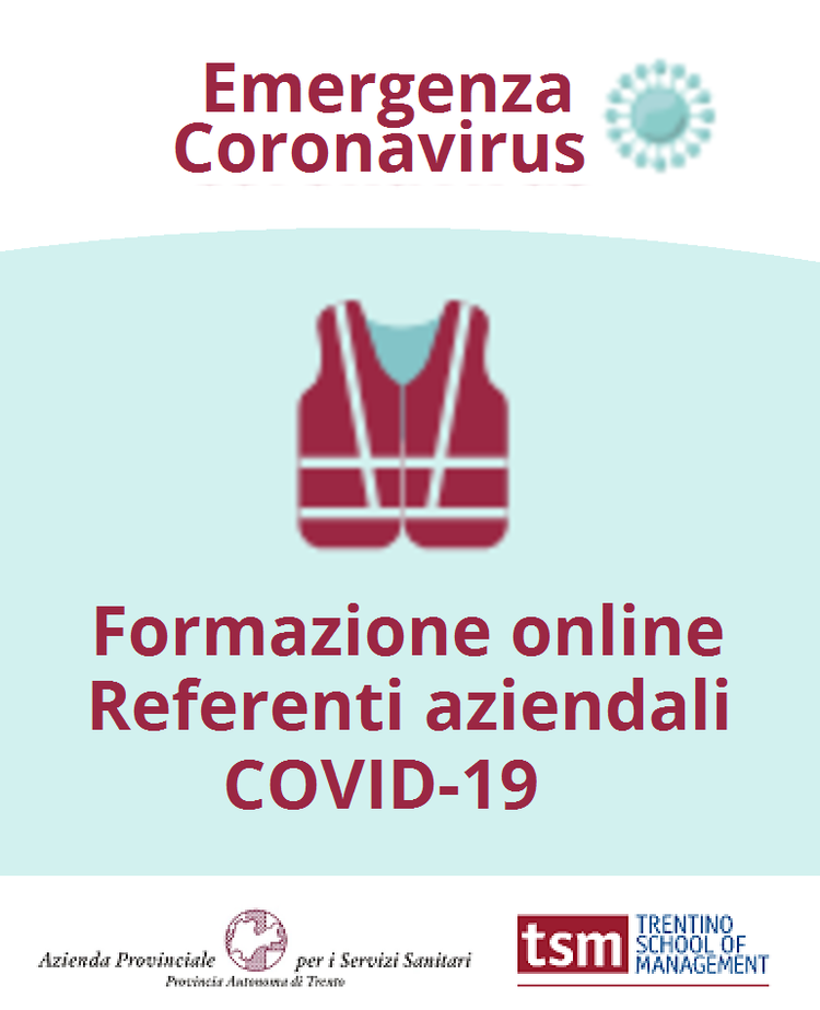 Corso REFERENTE AZIENDALE COVID-19